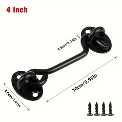 Vintage - Style Windproof Window and Door Latch Hook (4 inch)
