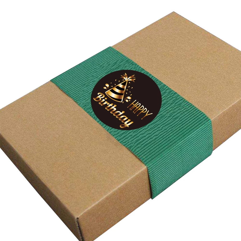 50-100 stücke alles Gute zum Geburtstag Aufkleber Geschenk verpackung Versiegelung etikett DIY Party Dekoration selbst klebende handgemachte Schreibwaren Aufkleber – Detail 20