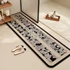 Bathroom Floor Mat Toilet Door Mats Long Strip Absorbent Quick-drying Carpet Diatom Mud Non-slip Anti-fall Rug Alfombra De Baño 3