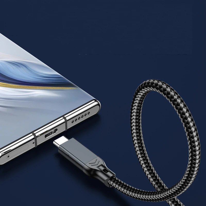 60W USB3.2 10Gbps 데이터 전송 케이블 0.5m/2m USB A to Type C 코드 (휴대폰, 하드 드라이브, 노트북, 자동차, 카메라, 카플레이, 웹캠용)
