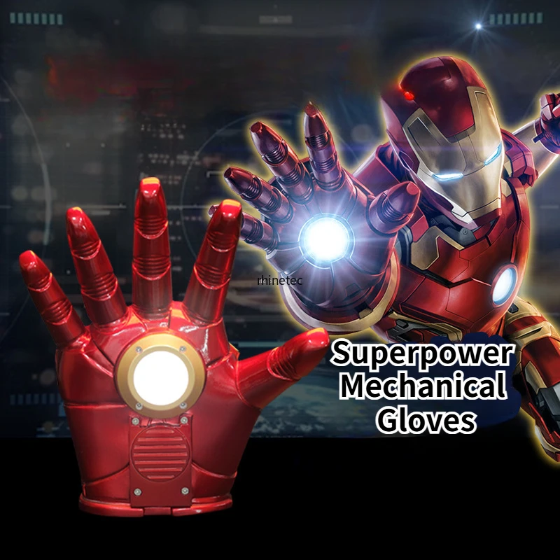Marvel 1:1 Iron Man Multifunctional Mechanical Palm Gloves Real
