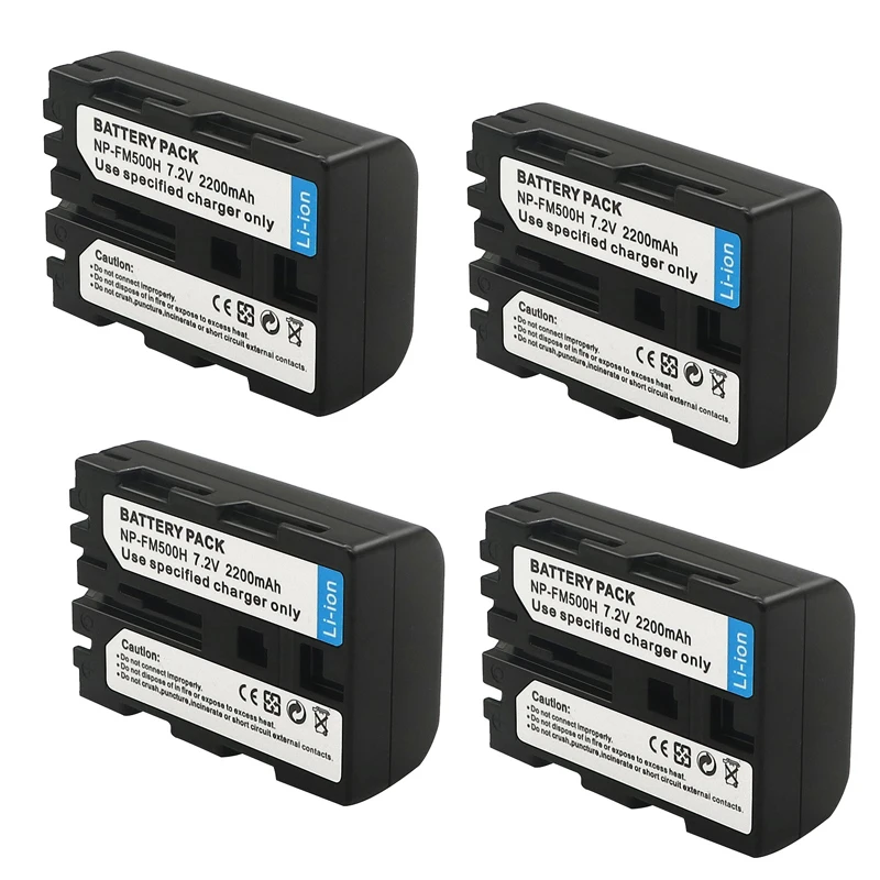 Batteria 2000Mah Np-Fm500H Np Fm500H Per Sony A58 A57 Dslr-A550 Dslr-A700 Dslr-A350 Slt-A77 Slt-A99 Dslr-A500