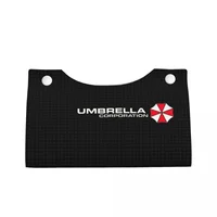 Custom Umbrella Corporations Logo Tissue Box Cover Rectangular PU Leather Video Game Facial Tissues Holder for Home 2