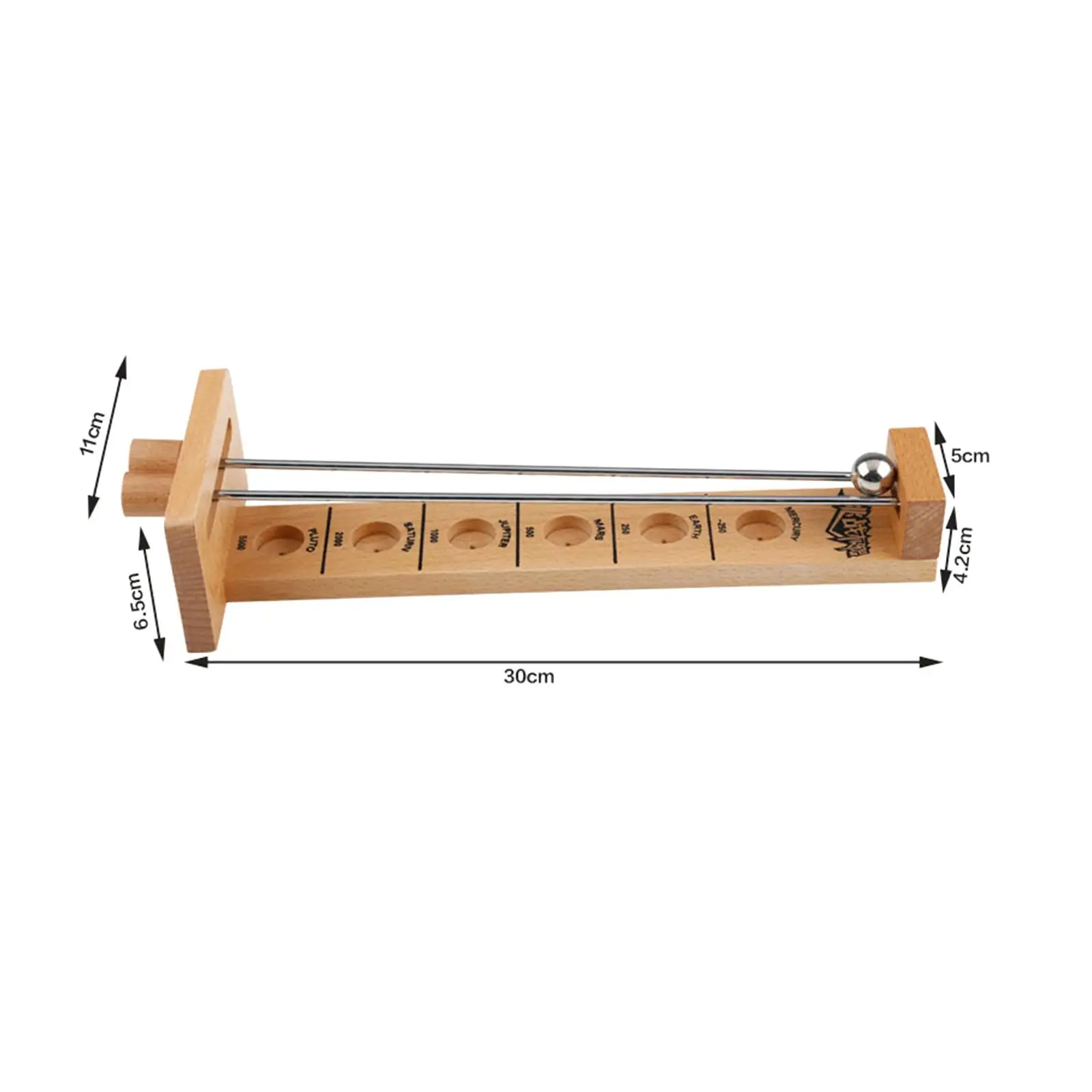Wooden Balancing Ball Game Desktop Games Table top Eye Hand Coordination Family 6