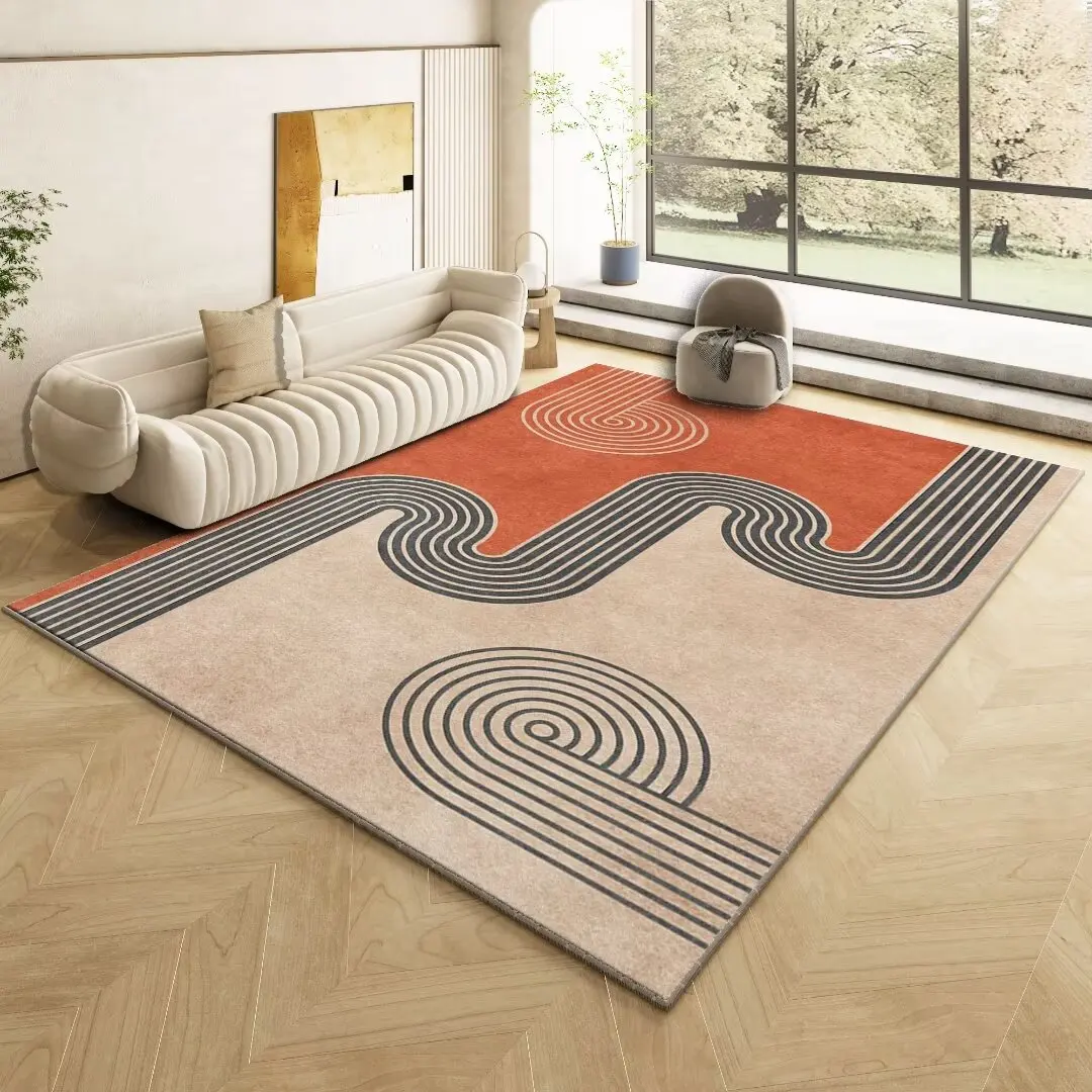 

Simple carpet for living room Light Luxury Decor Carpets Modern Pattern Large Rug Bedroom Rooms Decoration Floor Mat tapis salon