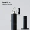 ZONESUN ZS-TB3 Manual Bottle Label Sticker Peeling Applicator Flat Round Square Polygon Surface Machine 3