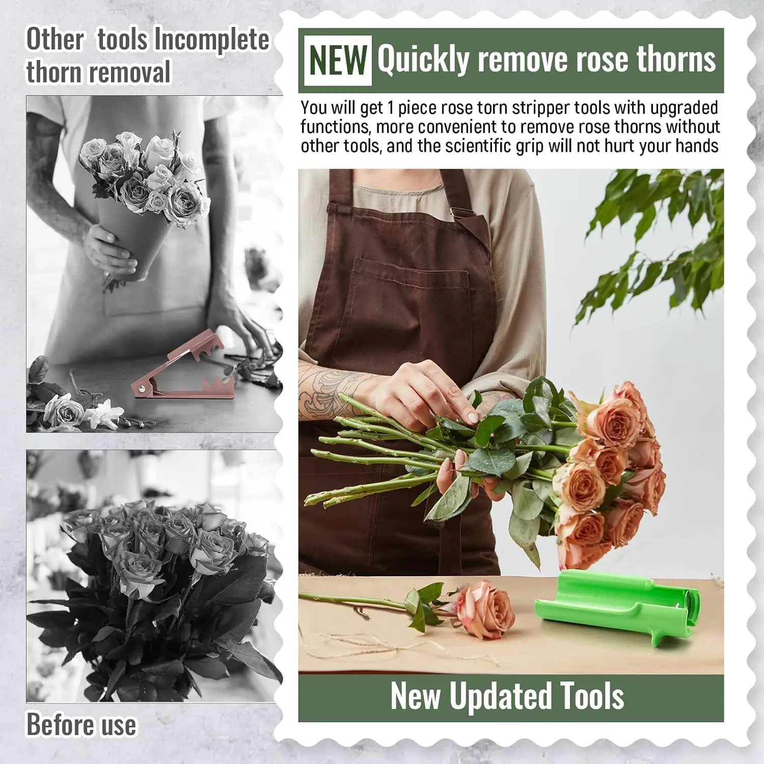 Rose Thorn & Leaf Remover 6