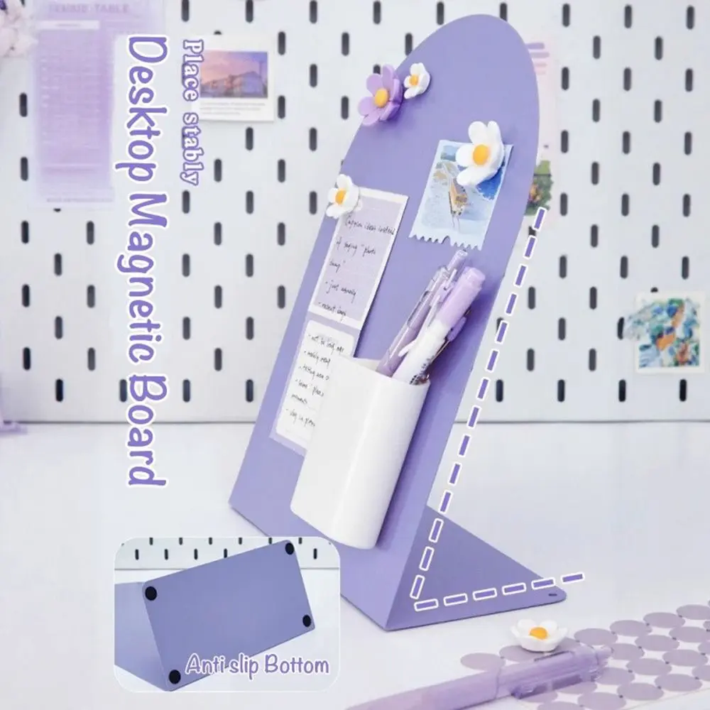 Creative Large Capacity Desktop Message Board Vertical Curved Storage Board Entrance Display Board Office Home Desktop Ornament