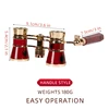 Portable Binoculars 3X25  Metal Opera Theater Glasses Mini Binocular Compact with Chain /Handle For Stage Concert Camping 3