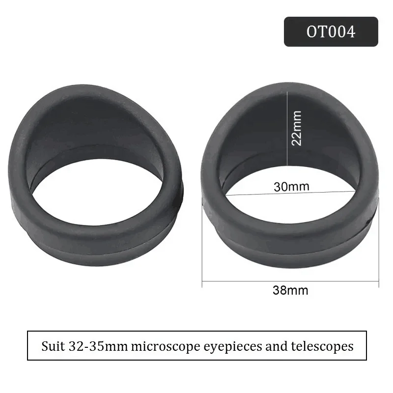 Eye protector cups Eyepiece Eye Cups Caps One Pair Rubber Binoculars Eye Guards Stereo Microscope Parts Telescopes Eyecups Inner Diameter 29-36 mm