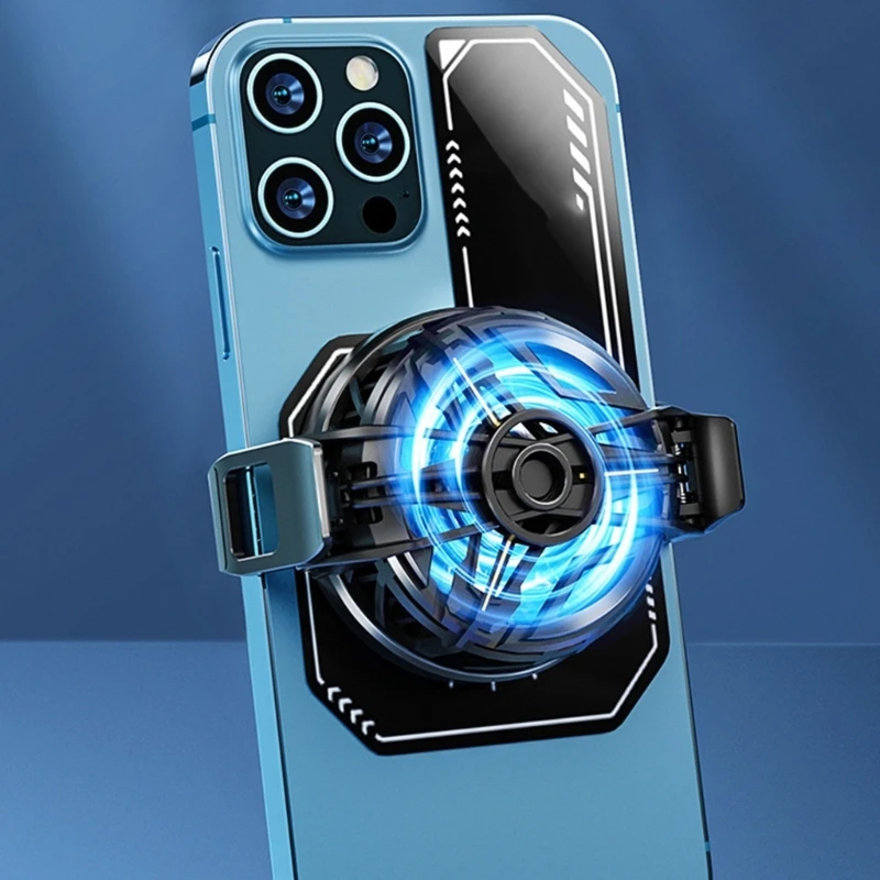 1Pcs 휴대 전화 냉각 플레이트 호환 자기/백 클립 라디에이터 범용 미니 게임 쿨러 확장 영역 방사 스티커