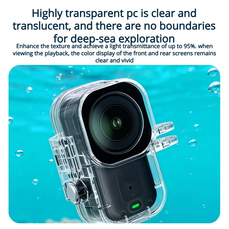 Suitable for DJI Osmo Nano Camera Waterproof Case Thumb Sports Camera Diving Protective Case Professional Waterproof 45 Meters