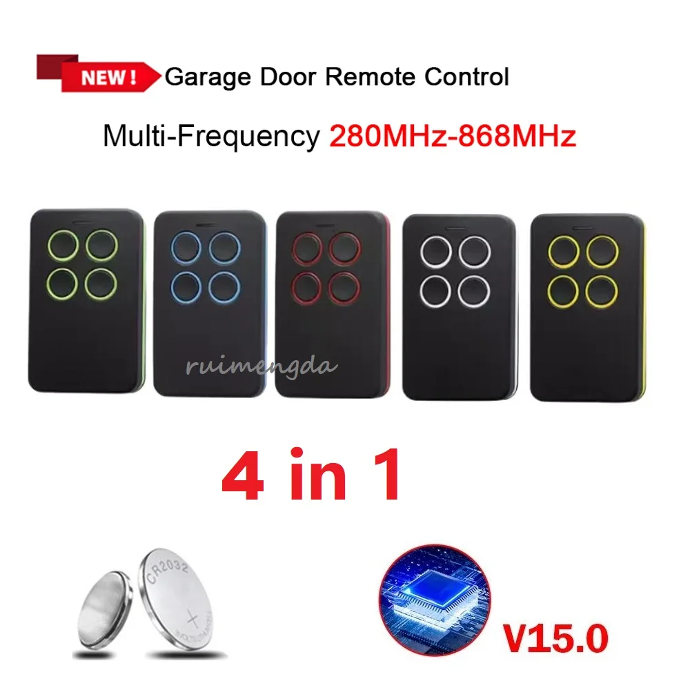 Universal Auto-Scan Clone 280mhz - 868mhz Multi Frequency brand rolling code garage door remote control duplicator Transmitter 6