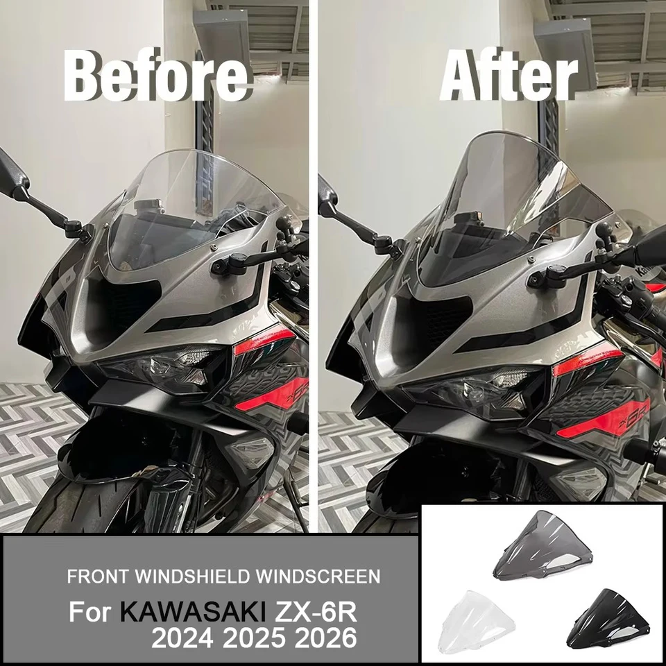 For KAWASAKI NINJA ZX-6R ZX 6R ZX6R 2024 ZX6R 2025 2026 3 colors