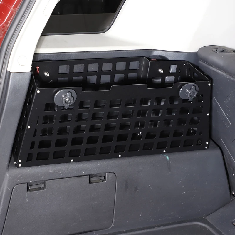 Organizer per bagagliaio per auto compatibile con Toyota FJ Cruiser 2007-2021, organizer posteriore sinistro multi-scomparto borsa portaoggetti per auto in tessuto Oxford salvaspazio, 1 pezzo, nero