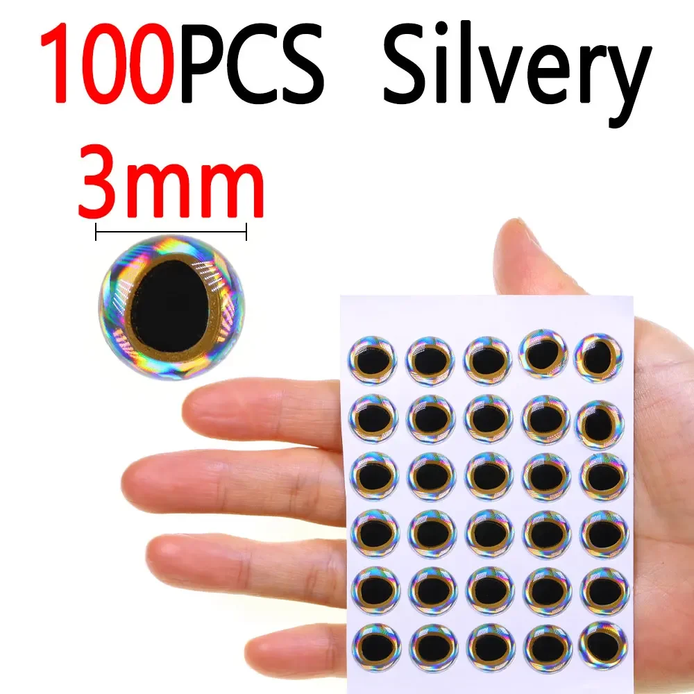 3d holographic fishing lure eyes 20 eyes per package How to make holographic 3d