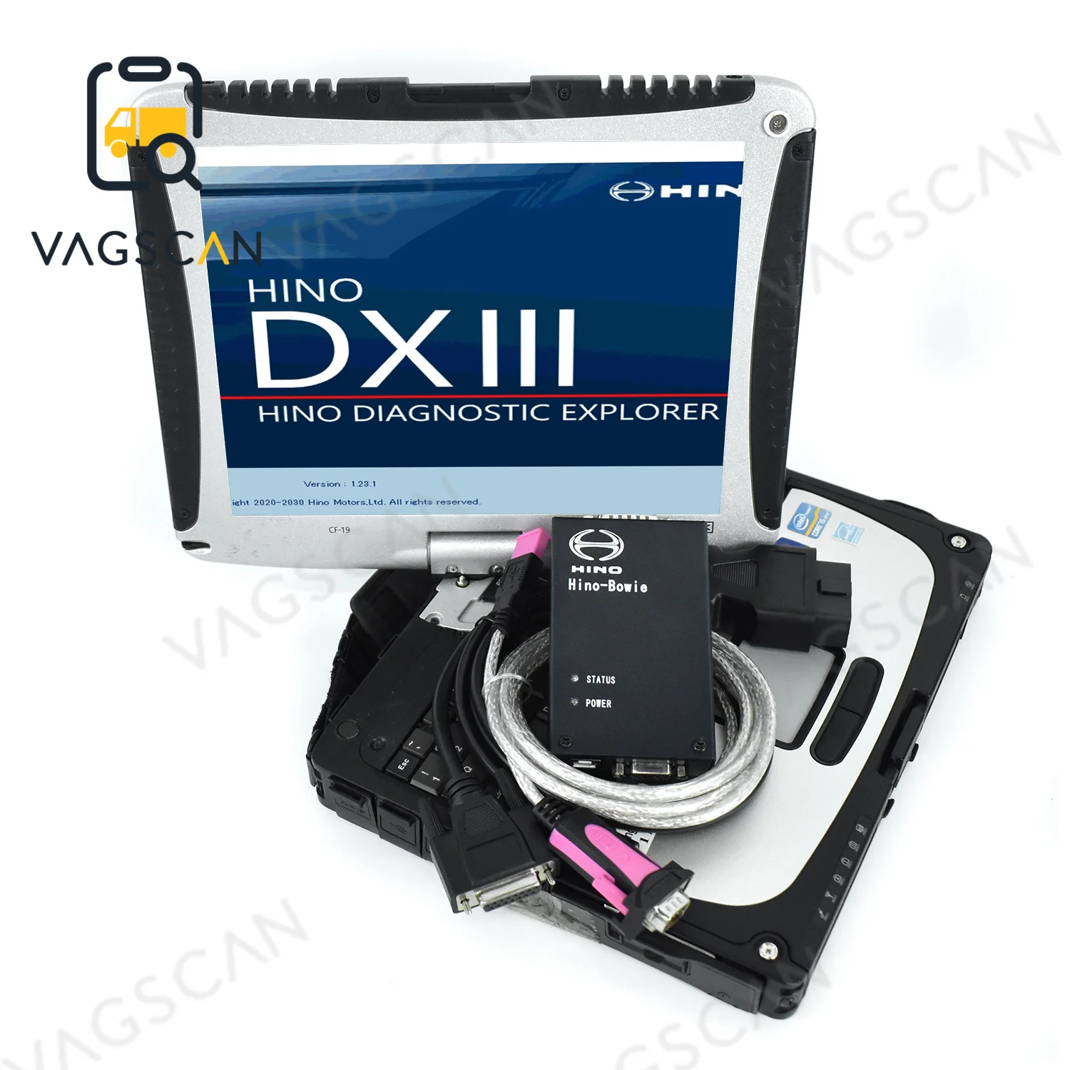

Ноутбук CF19 Для Хино Боуи OBD2 USB-кабель для Hino диагностический Explorer 3,16 Новая версия диагностический сканер для грузовиков DX