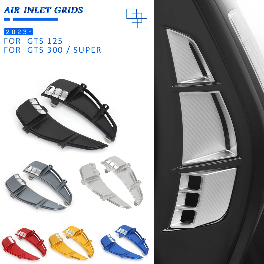 

New Motorcycle Radiator Grille Guard Cover Air Inler Grids For Vespa GTS125 gts125 GTS300 SUPER gts300 GTS 300 Super 2023