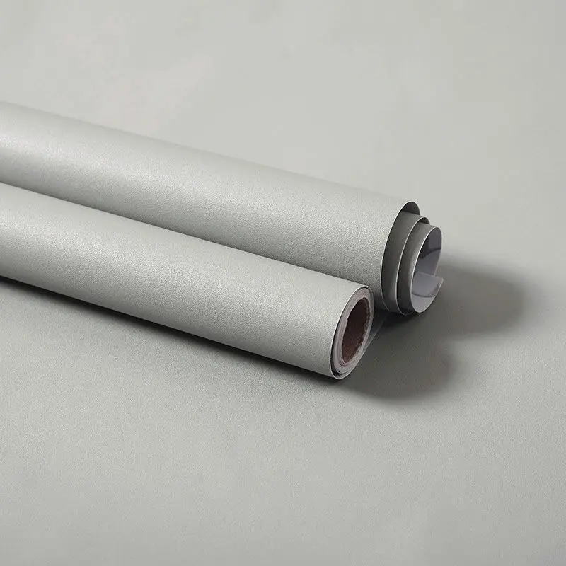Matte Solid Color Self-Adhesive Vinyl Wallpaper for Cabinets and Furniture Renovation