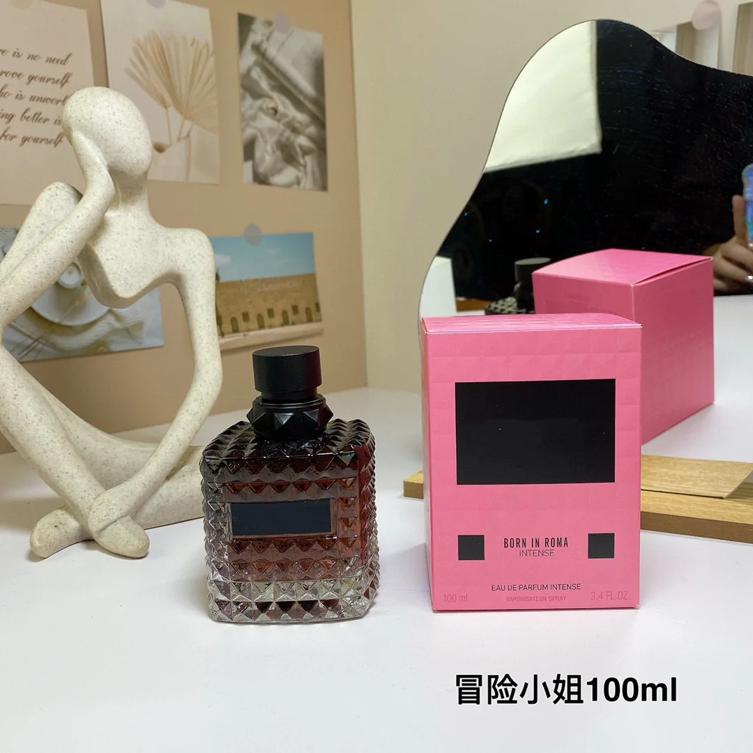 100ML Original Brand Perfume High-Quality Long Lasting Fragrance Charming Lady Body Spray Men Women's Perfumes Born in Roma 2