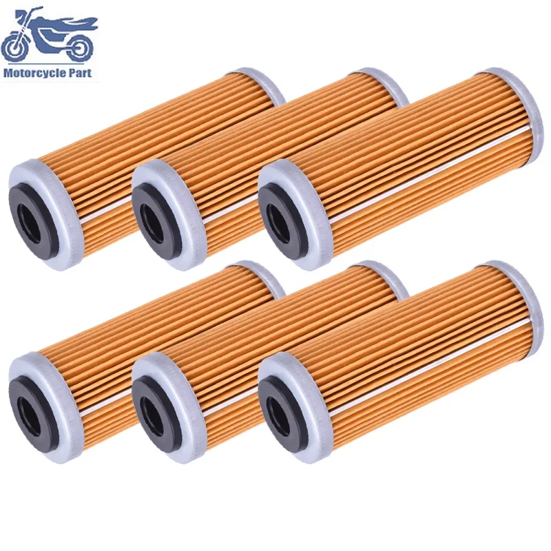 

1/4/6 pcs Oil Filter For KT 250 300 350 400 450 EXC-F EXCF CKD Six Days Freeride SX-F SXF XC-F XCF XCF-W XCFW EXC SMR 2008-2021