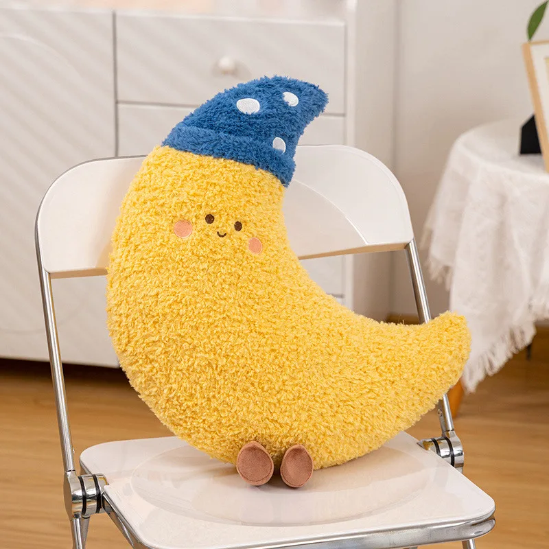 Nice Cartoon Sky Plush Doll Pillow Cute Dark Clouds Sun Moon Stars Rainbow Toy Home Decoration Gift For Boys And Girls