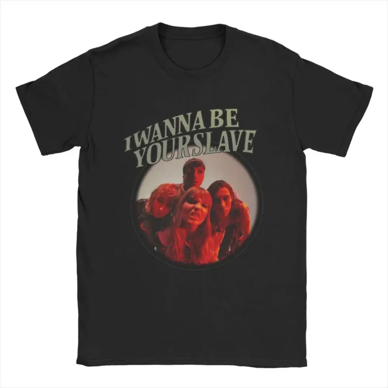 Мужская футболка с надписью «I Want Be Your Slave Iwbs», необычная футболка из 100% хлопка с круглым вырезом, идея для подарка Мужская футболка с надписью «I Want Be Your Slave Iwbs», необычная футболка из 100% хлопка с круглым вырезом, идея для подарка