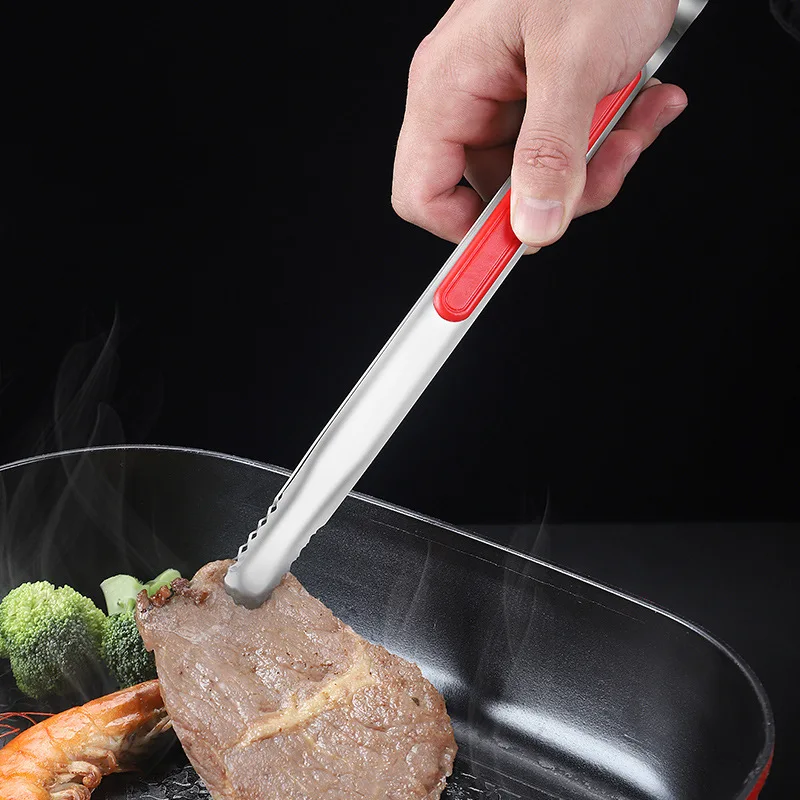 Korean style stainless steel barbecue clip steak clip buffet barbecue commercial food bread clip