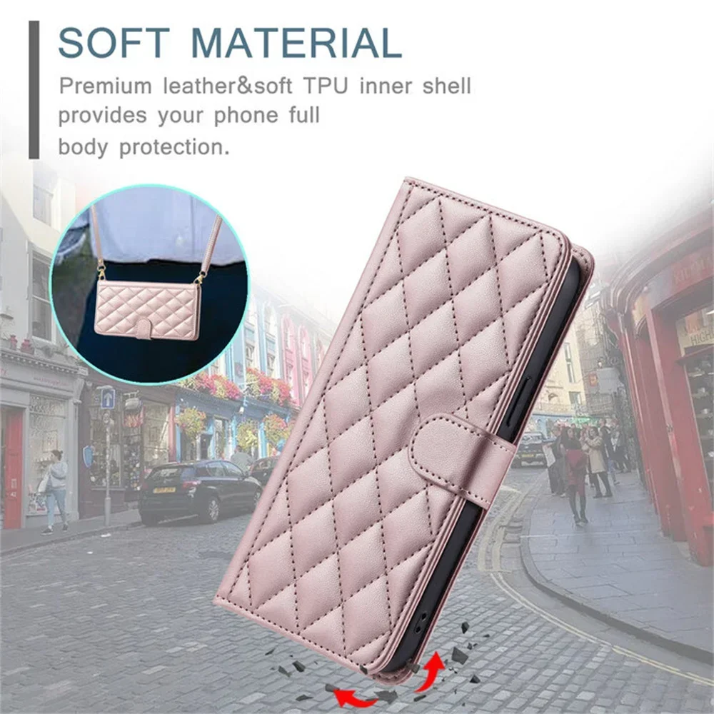 Crossbody Leather Wallet Case - Premium Protective Cover