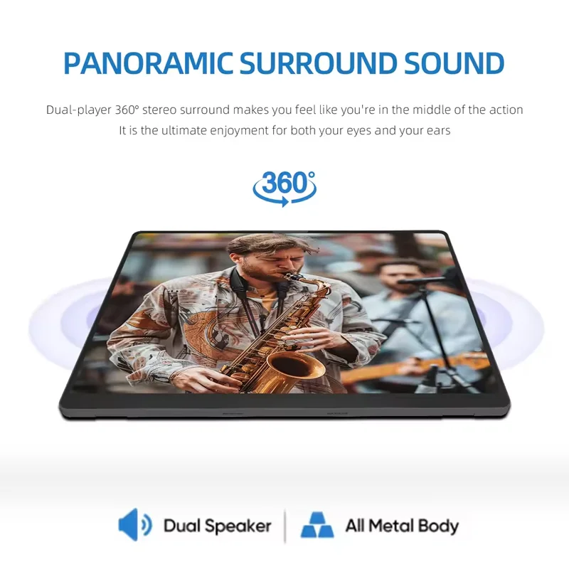ZSUS 10.5-Inch Portable Monitor 1280P 100%sRGB 15:10 Low Blue Light For XBox PS4 / 5 Switch Cell Phone PC Loptop Extension 5