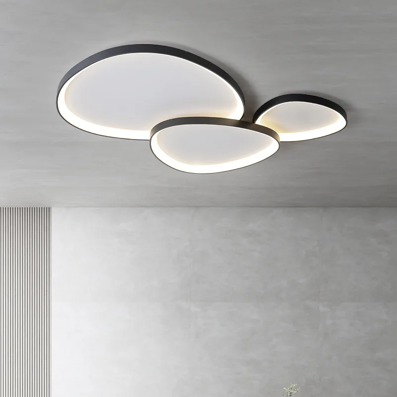 

Nordic Modern Simple Ceiling Lamp Black/White Round Indoor Lighting For Bedroom Living Room KitchenHome Decor Lamps Originality