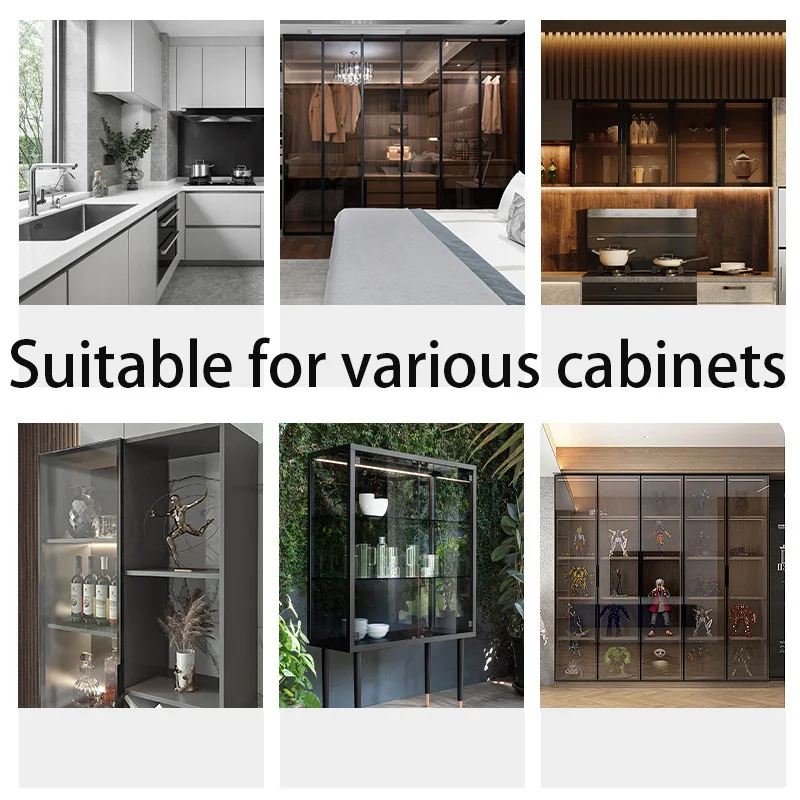 Free Opening Hinge Up and Down Shaft Hinge Glass Hardware Fittings Furniture Cabinet Door Single Double Door Glass