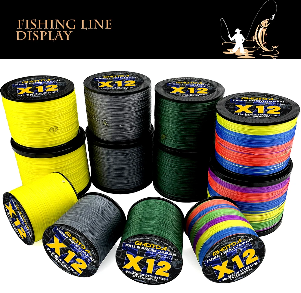 Braided Fishing Lines 1000m Pe, Braided Fishing Lines 500m