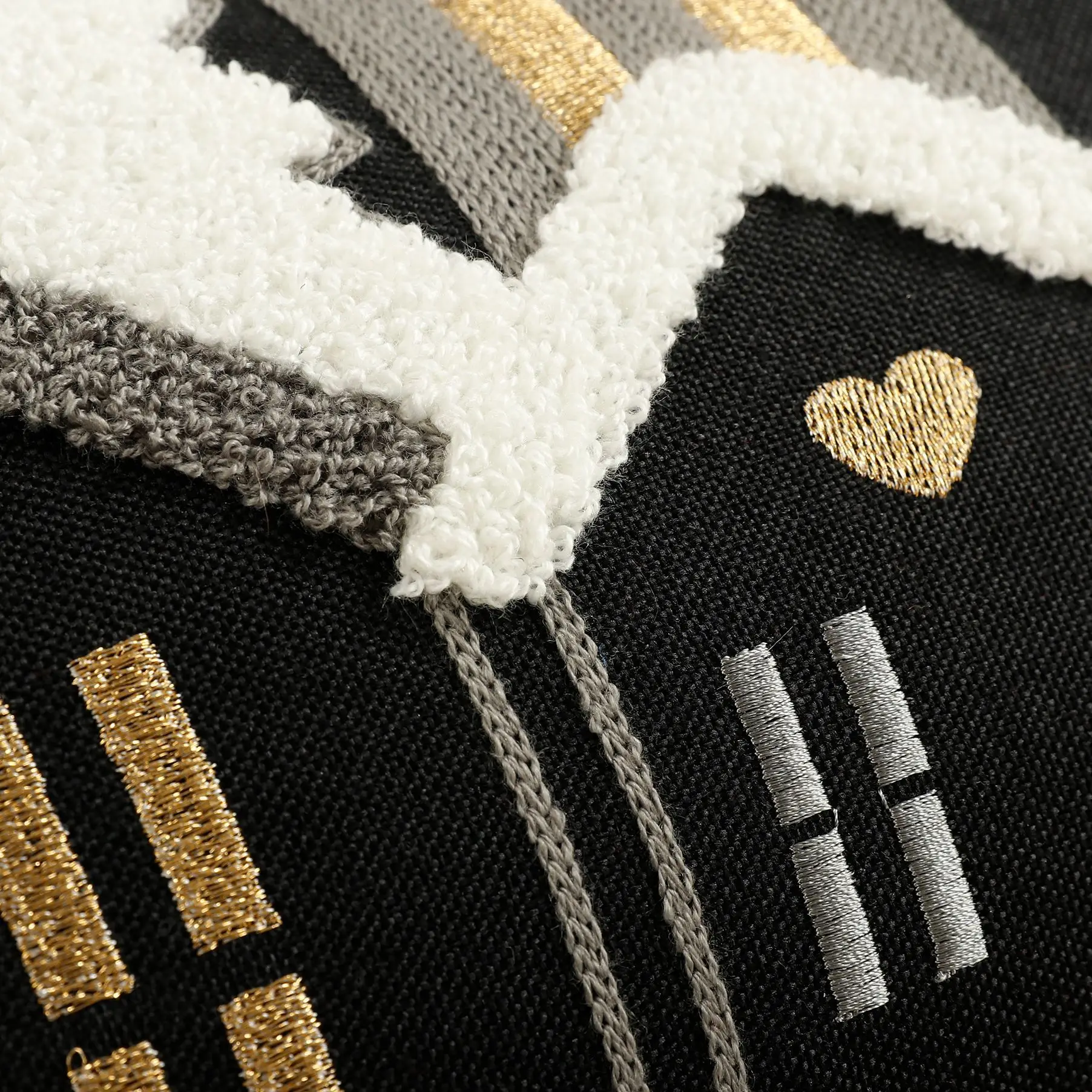 1/2 قطعة وسادة رمي التطريز يغطي مزيج القطن الكتان...