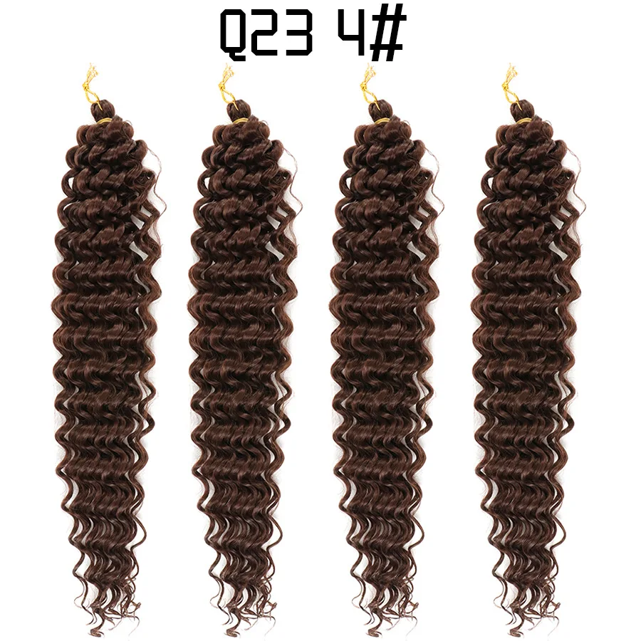 African Crochet Hair Wig Deep Wave Hair Latin American Curly Braided Fluffy Cosplay Heat Resistant