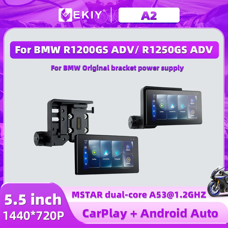 アクセサリー BMW Motorcycle Carplay BMW K1600 Bike2Play w/ DVR Apple CarPlay / Android Auto