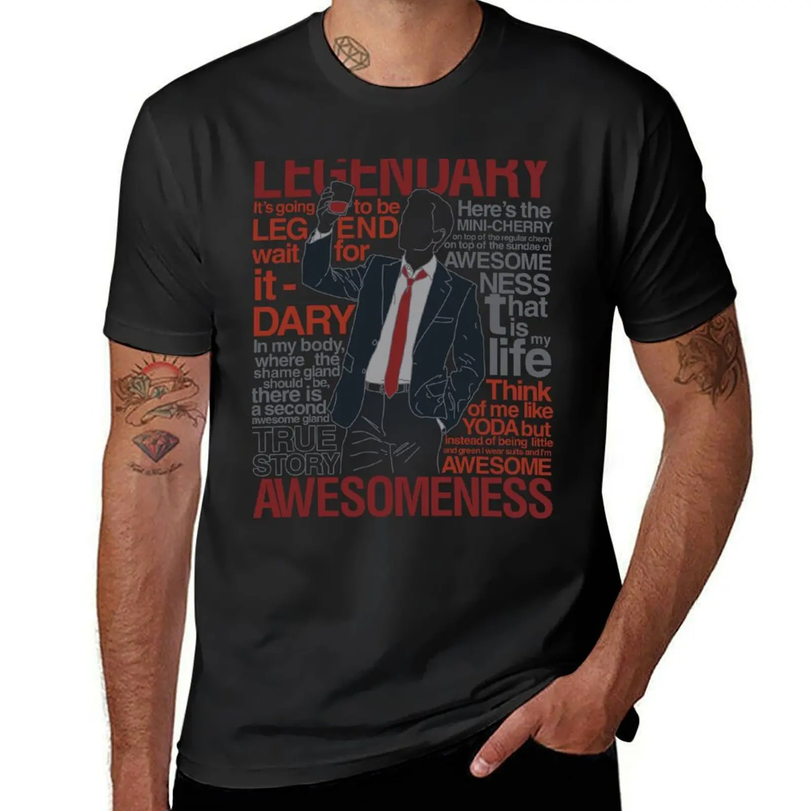 

Barney Stinson - Legendary T-Shirt funnys tops t shirt men