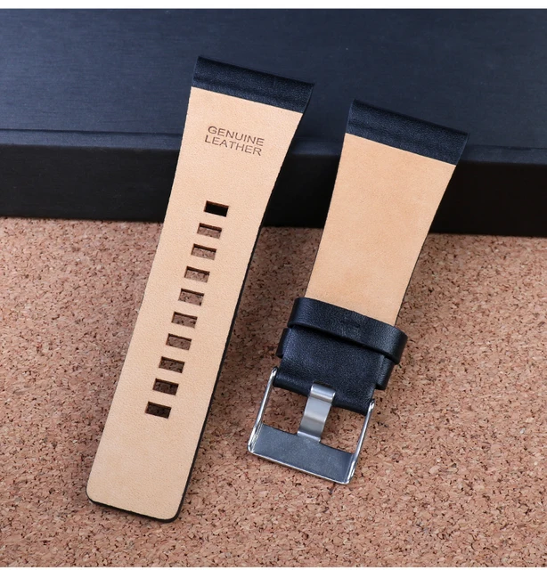 Large Size Leather Watch Strap | Police Leather Watch Straps