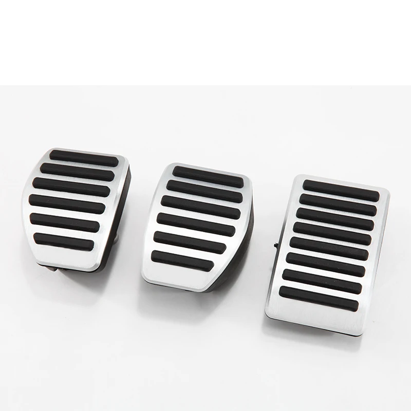 Car Footrest Brake Gas Accelerator pedal pad no drilling for Peugeot 508 Citroen C5 AT/MT. Alumnium Alloy Non Slip Car-styling