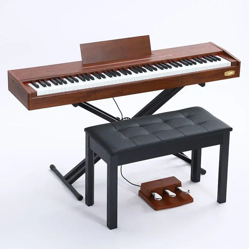 88-key Wooden Musical Electric Organ Heavy Hammer Keyboard Professional Adult Electronic Piano Beginner Flexible Midi Controller