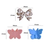 10Pcs Silicone Beads Cute Butterfly Bow Shape Food Grade Teether Beads DIY Pacifier Chain Necklace Accessories BPA Free 2