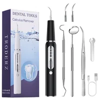Dog Tooth Calculus Device Ultrasonic Toothbrush Electric Pet Tooth Scaler Tooth Cleaning Tool Plaque Dog Cat Dental Care Kit 6