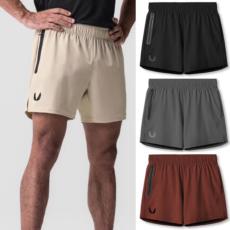 

New Summer Sports Fitness Men's Shorts Jogger Gym Running Training Basketball Pant Quick Drying Breathable Stretch Beach Pants
