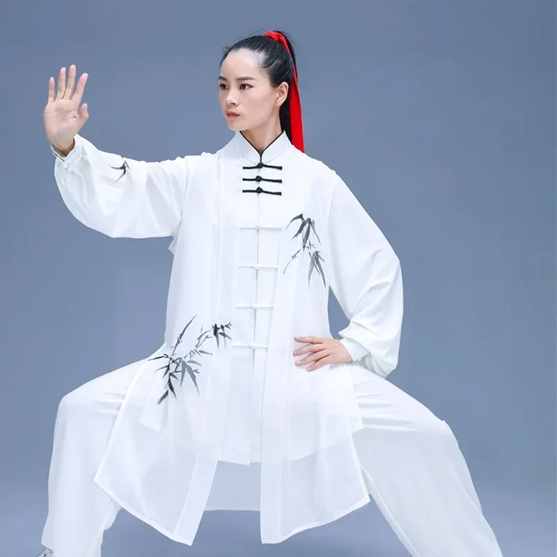 

Tai Chi Uniform Traditional Chinese Clothes Taichi Wushu Clothing Martial Arts Suit Kung Fu Morning Exercise Sportswear 11039