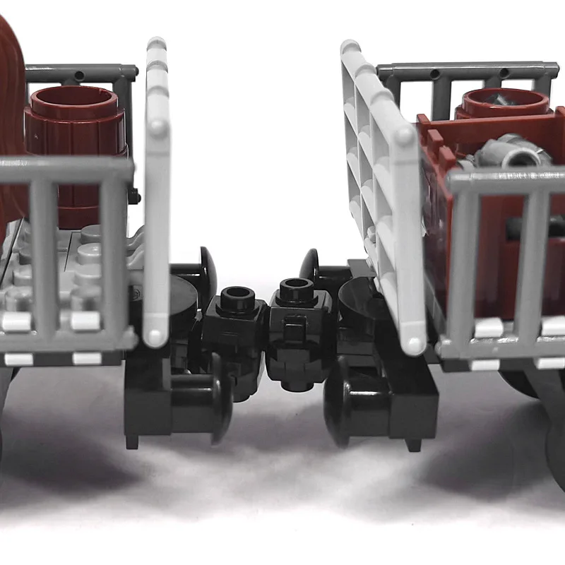 City Train combo Set MOC Train Transport Farm Animal Farm Sheep Horse cattle pig Children\'s scene Assembling toy Gift DIY Bricks