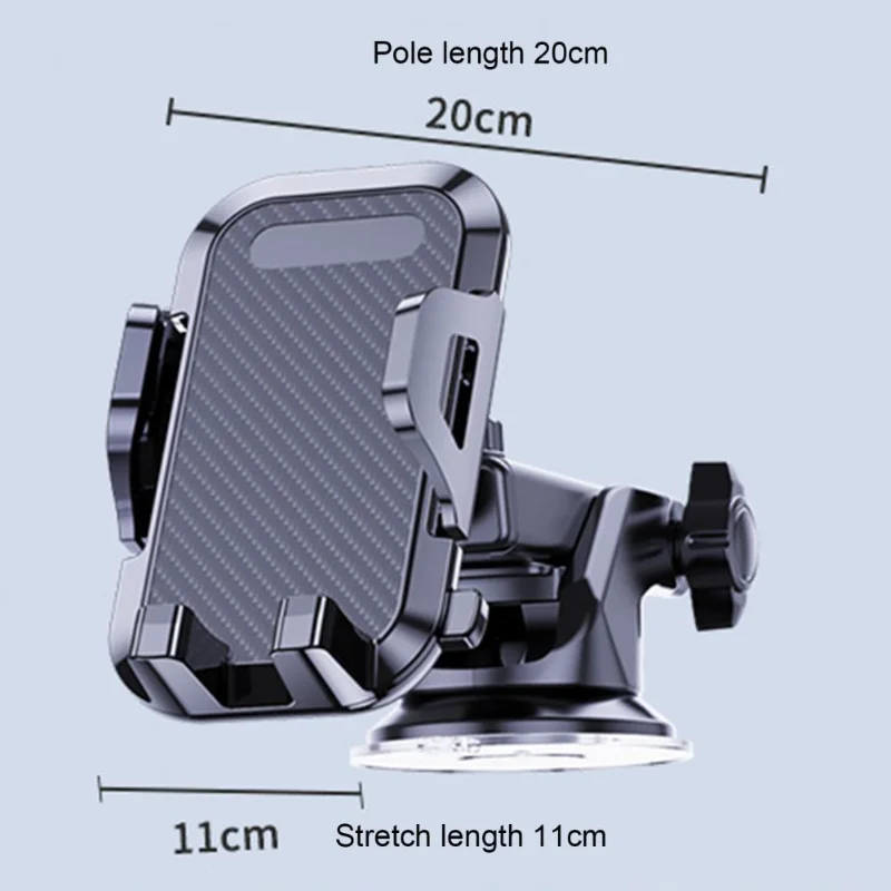 Mobile Phone Stand Long Arm Suction Cup Holder 360 Degree Rotation Universal Suction Pad Car Air Vent Phone Holder Car Accessory phone holder mobile phone holder