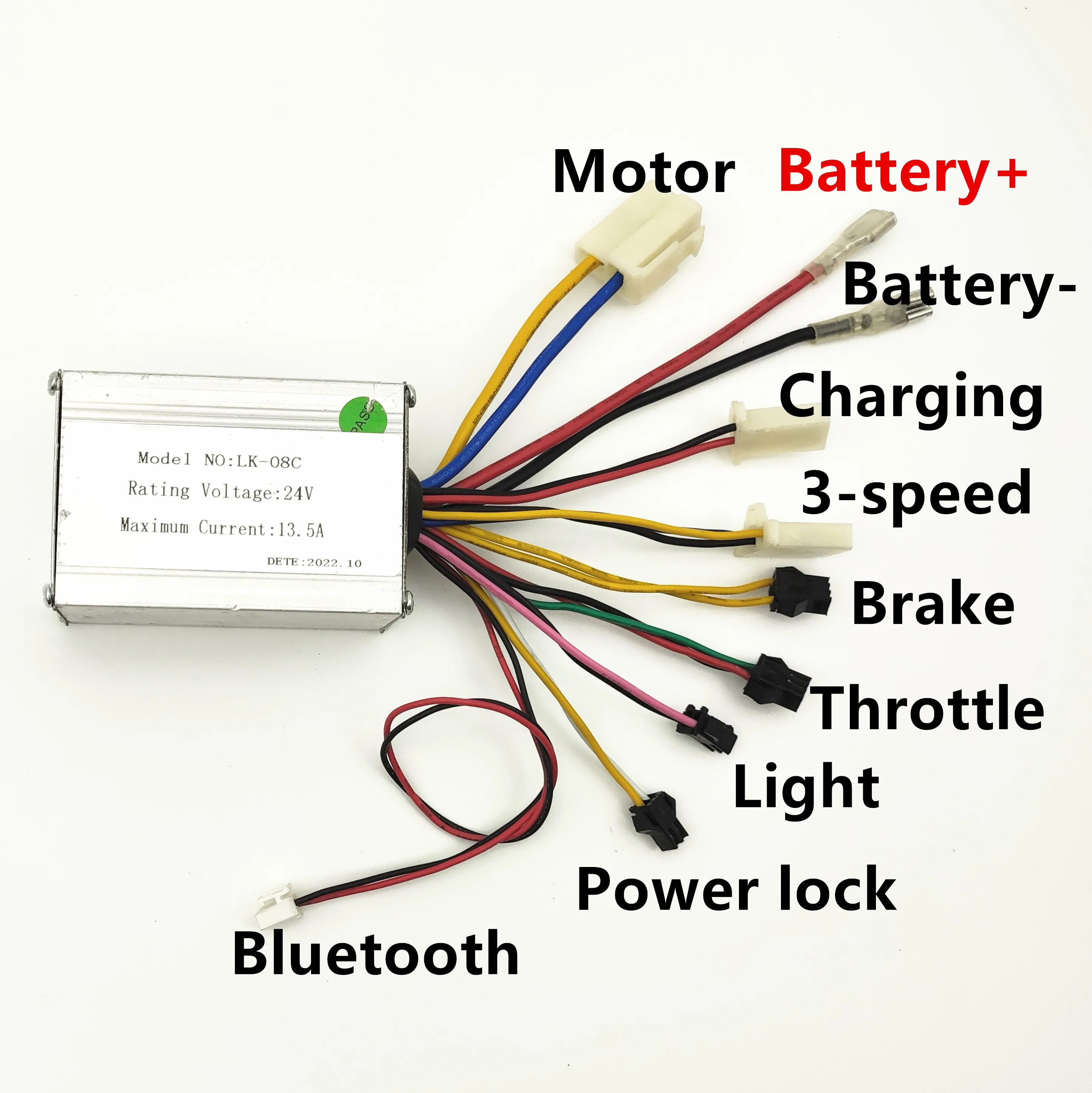 150WDC24VbrushmotorspeedcontrollerspeedcontrolelectricbicyclecontrollerElectric
