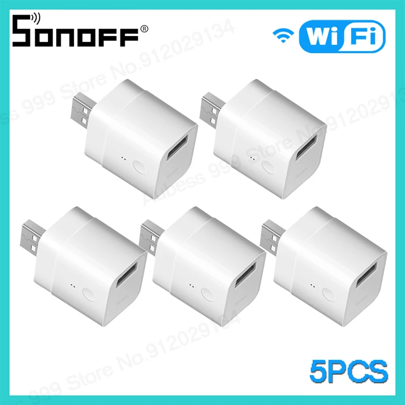 Itead Sonoff Micro 5V Wifi USB Smart Adaptor Switch Wireless USB Adaptor For Smart Home Automation Via EWeLink Alexa Google Home 