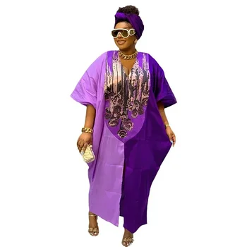 Alternative view of Adaeze V-neck Maxi Boubou Dress