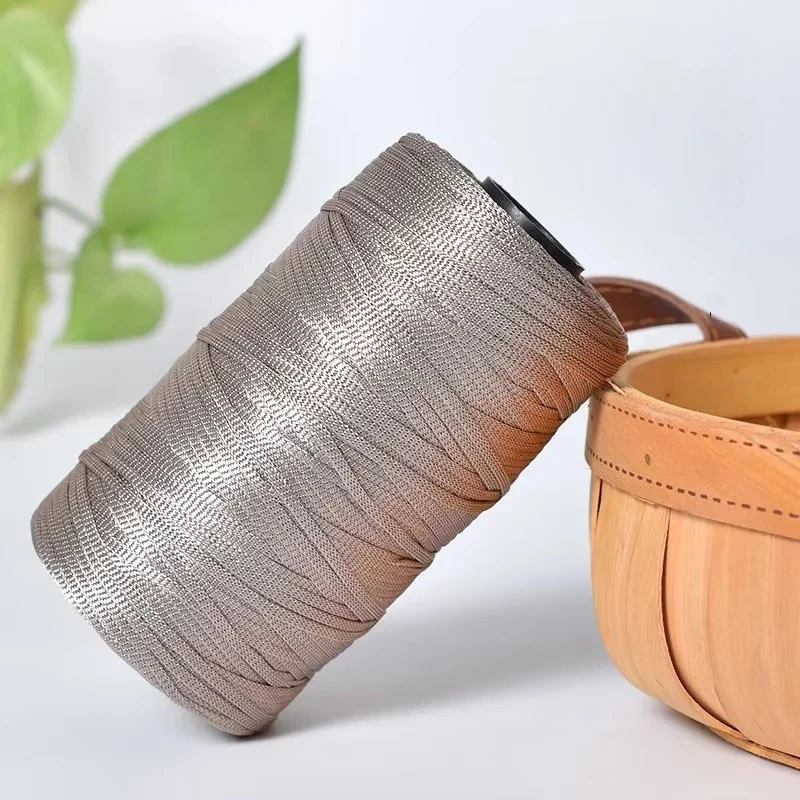 Ice Silk Thread for Summer Crochet – 250g Roll, 2.5mm Thick